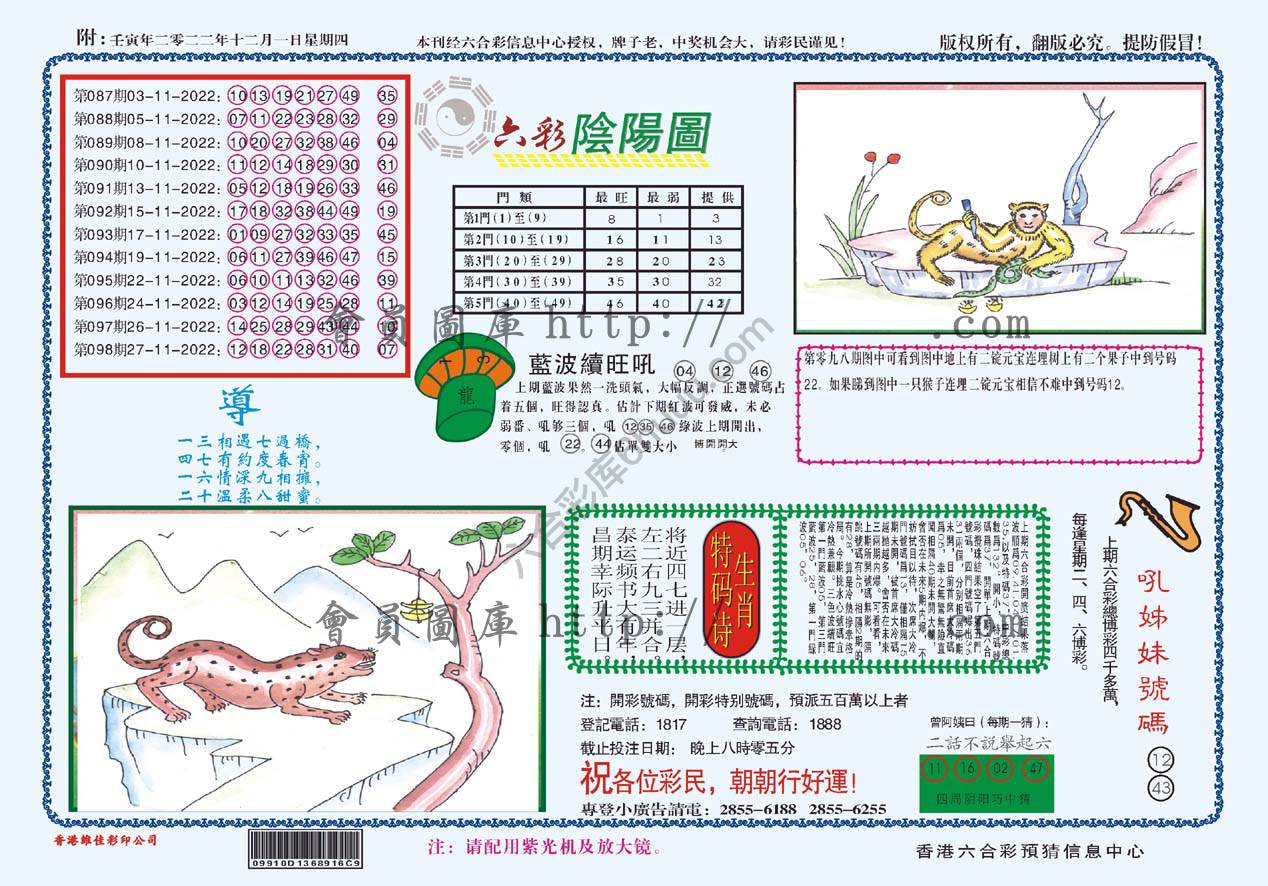 六彩阴阳图