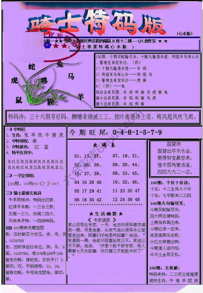 另类骑士特码版