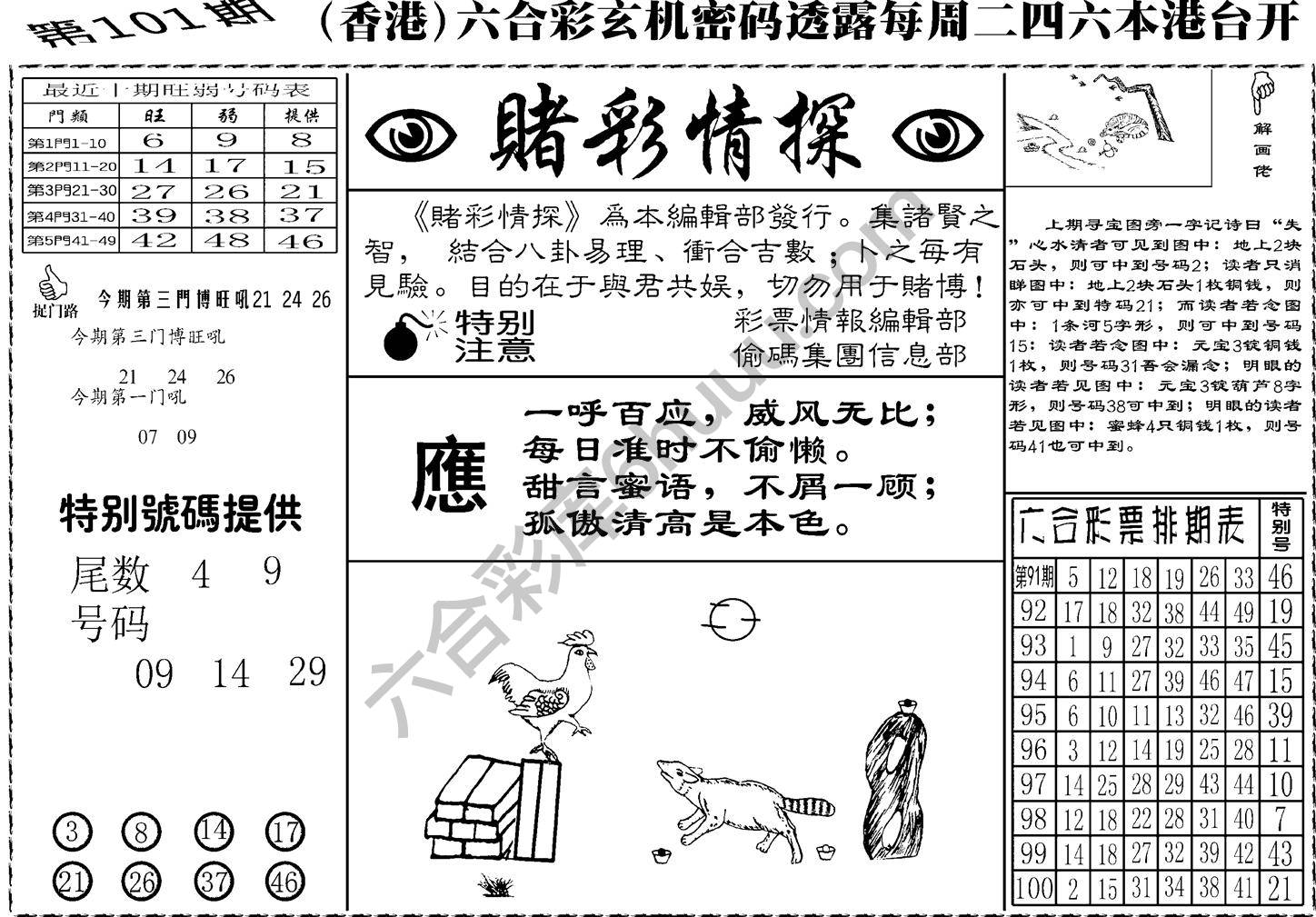 赌彩情探