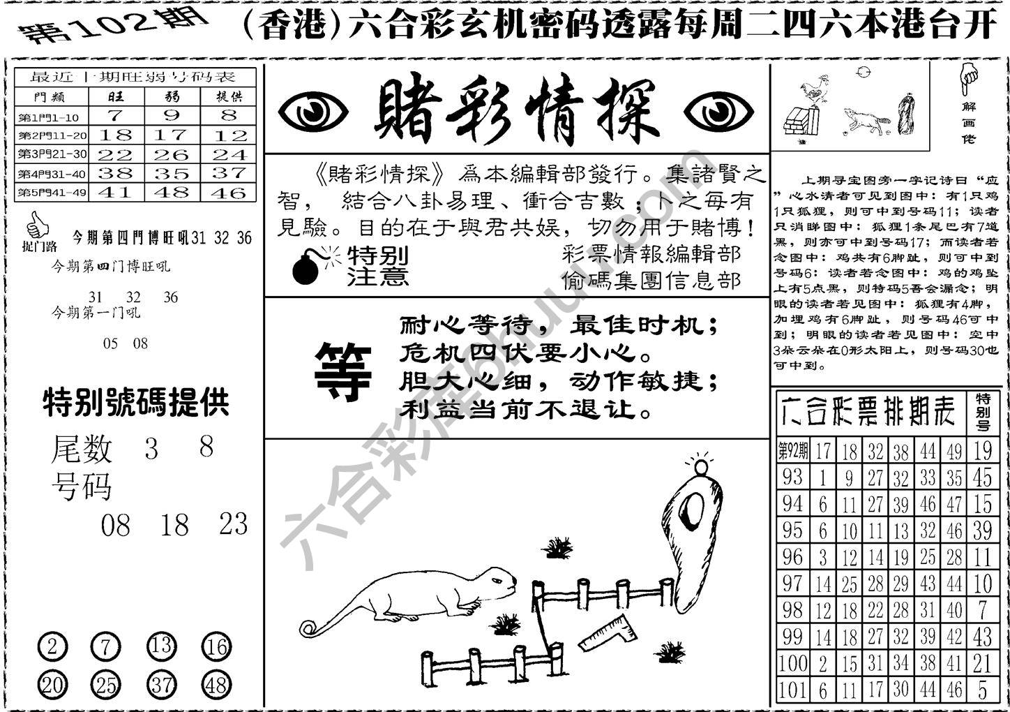 赌彩情探