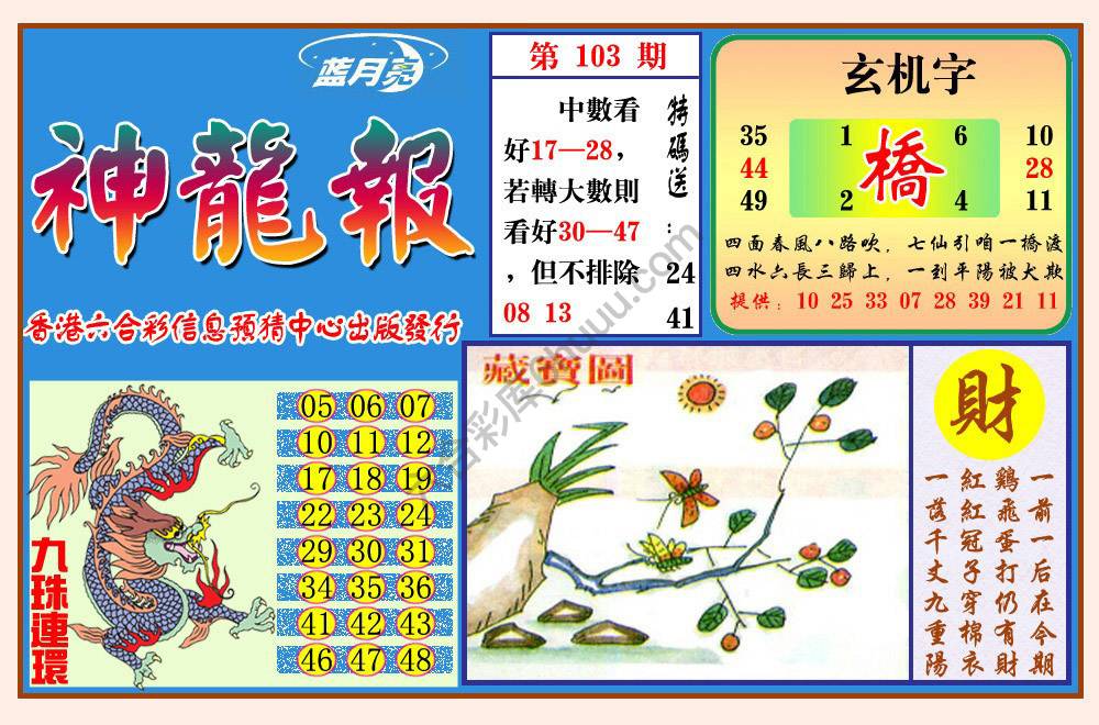 蓝月亮神龙报