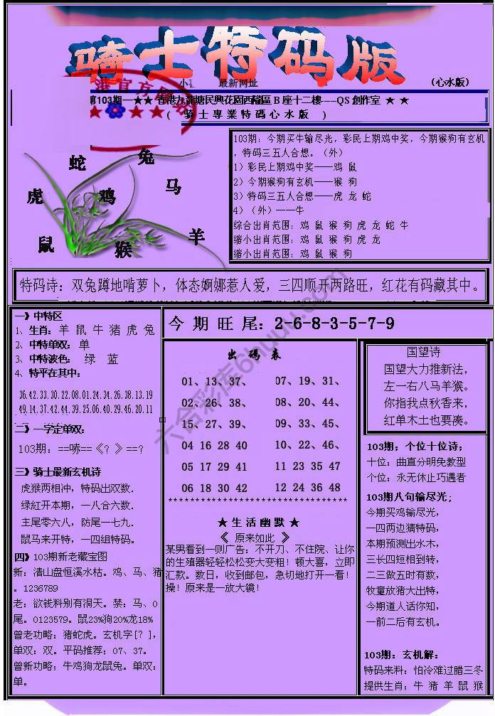 另类骑士特码版