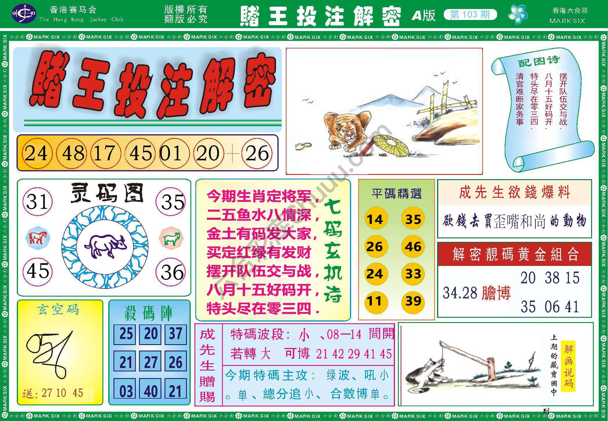 赌王投注解密