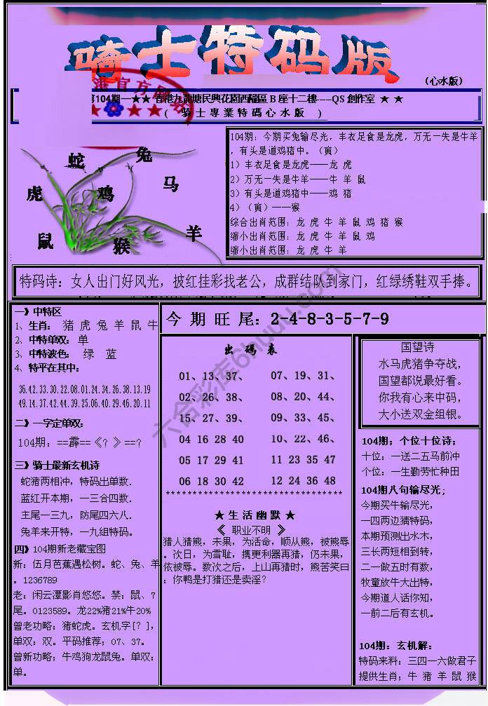 另类骑士特码版