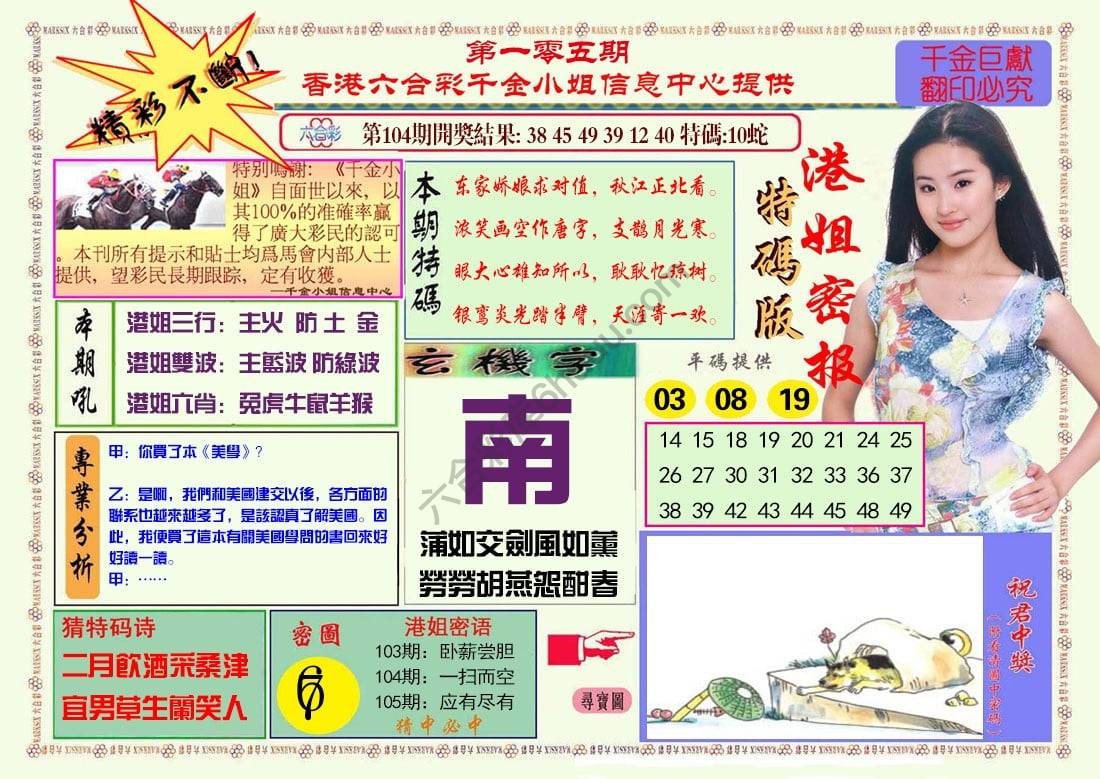 港姐密报