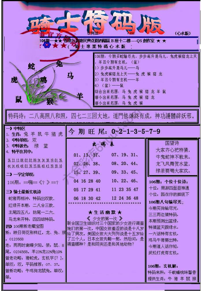 另类骑士特码版