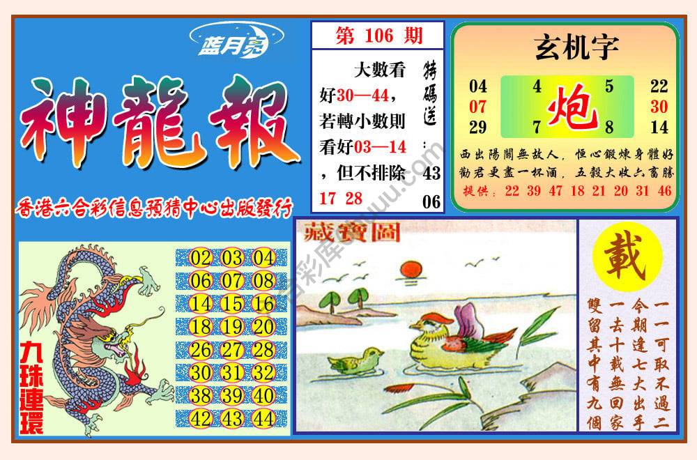 蓝月亮神龙报