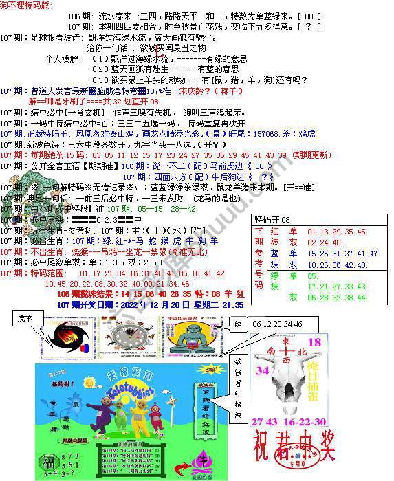 青龙五鬼报