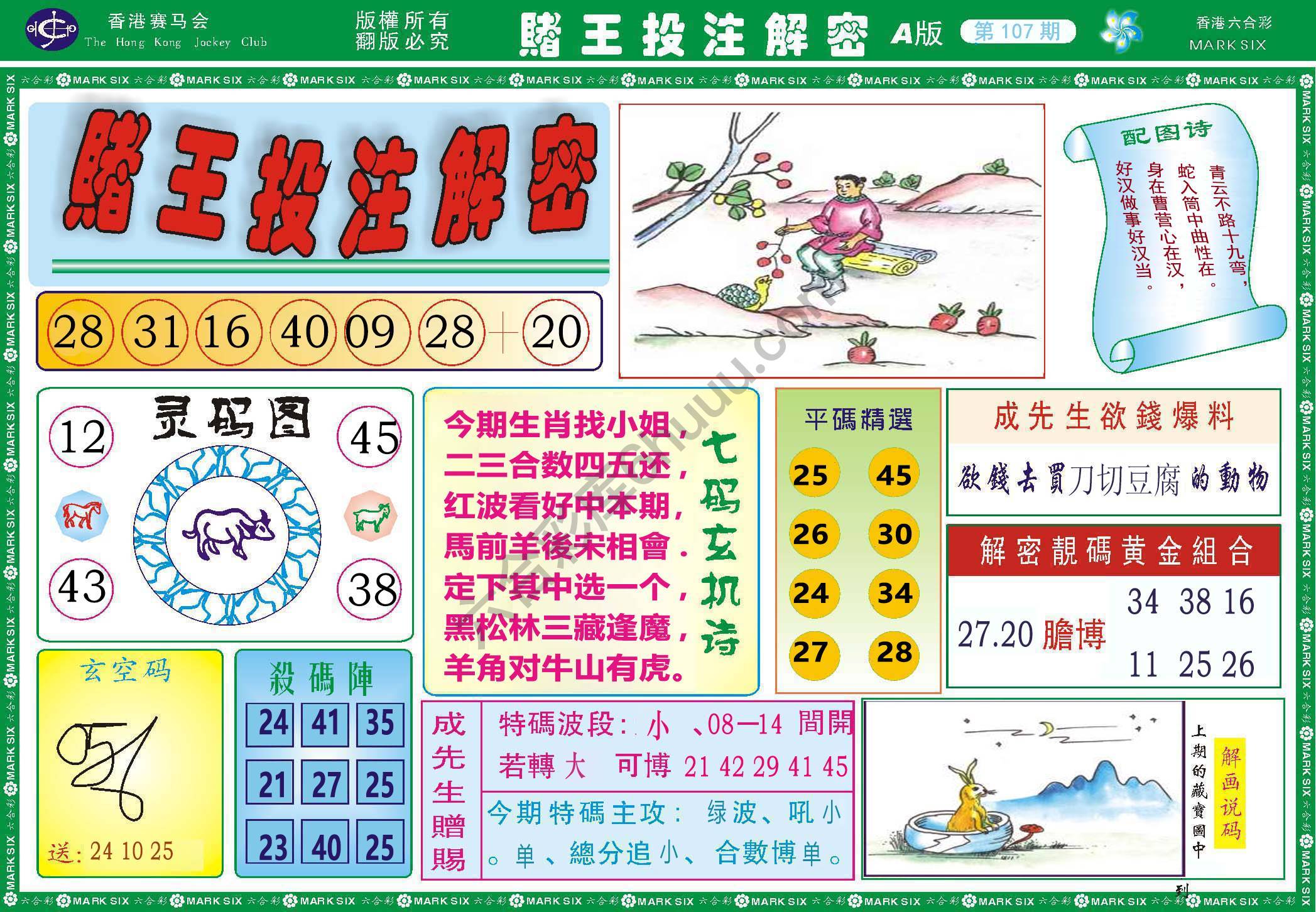 赌王投注解密