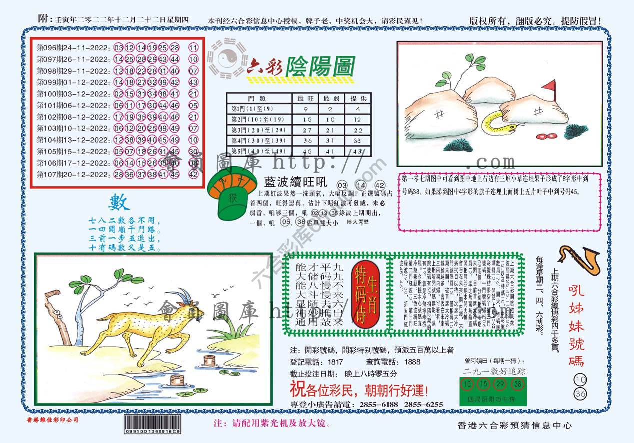 六彩阴阳图