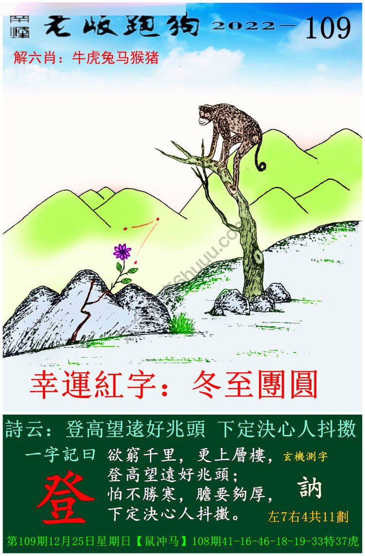 老版跑狗图