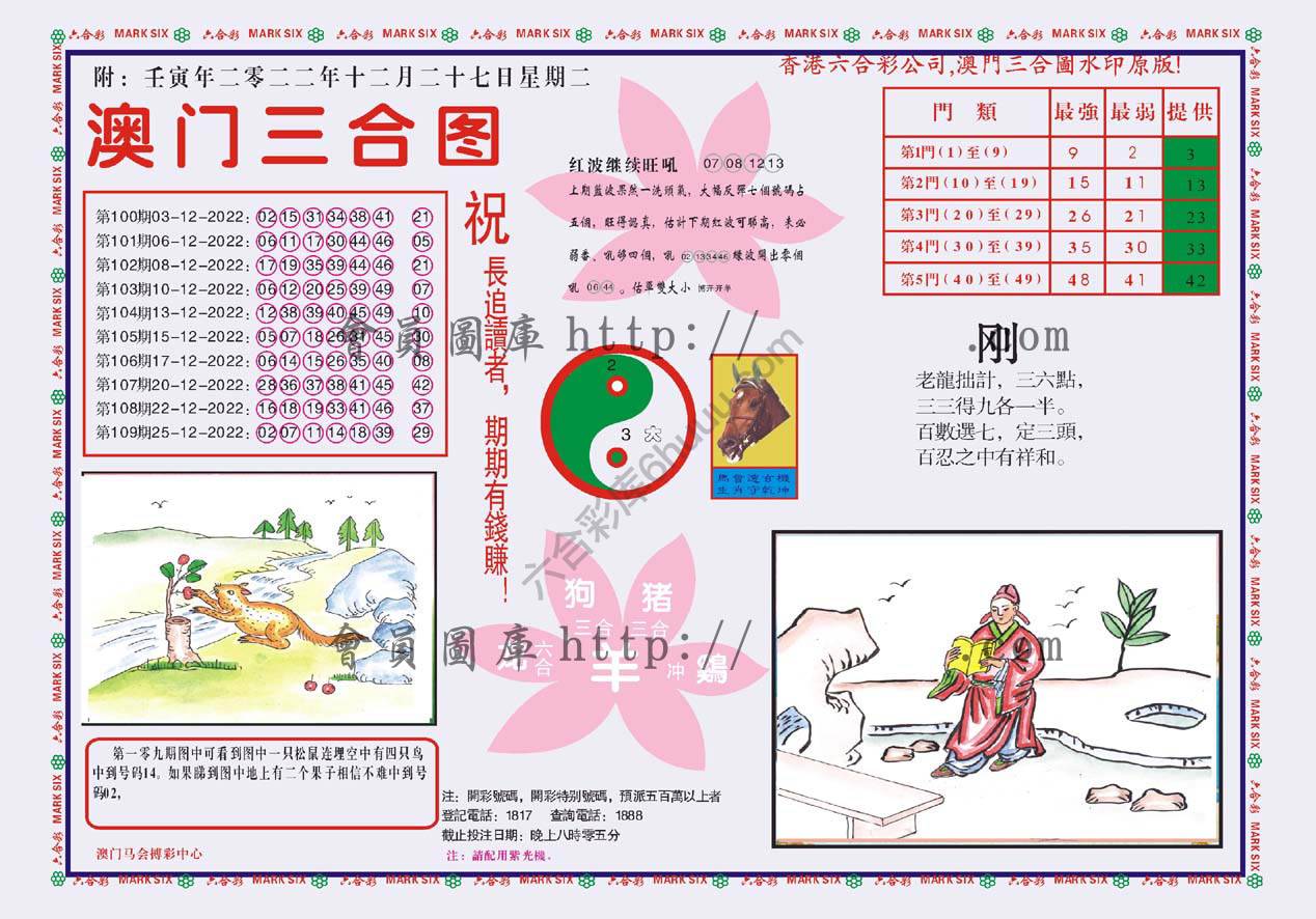 澳门三合图