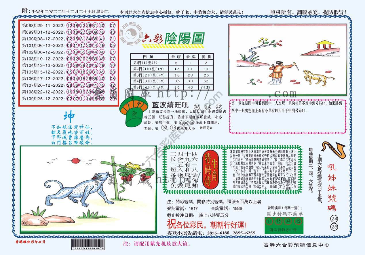 六彩阴阳图