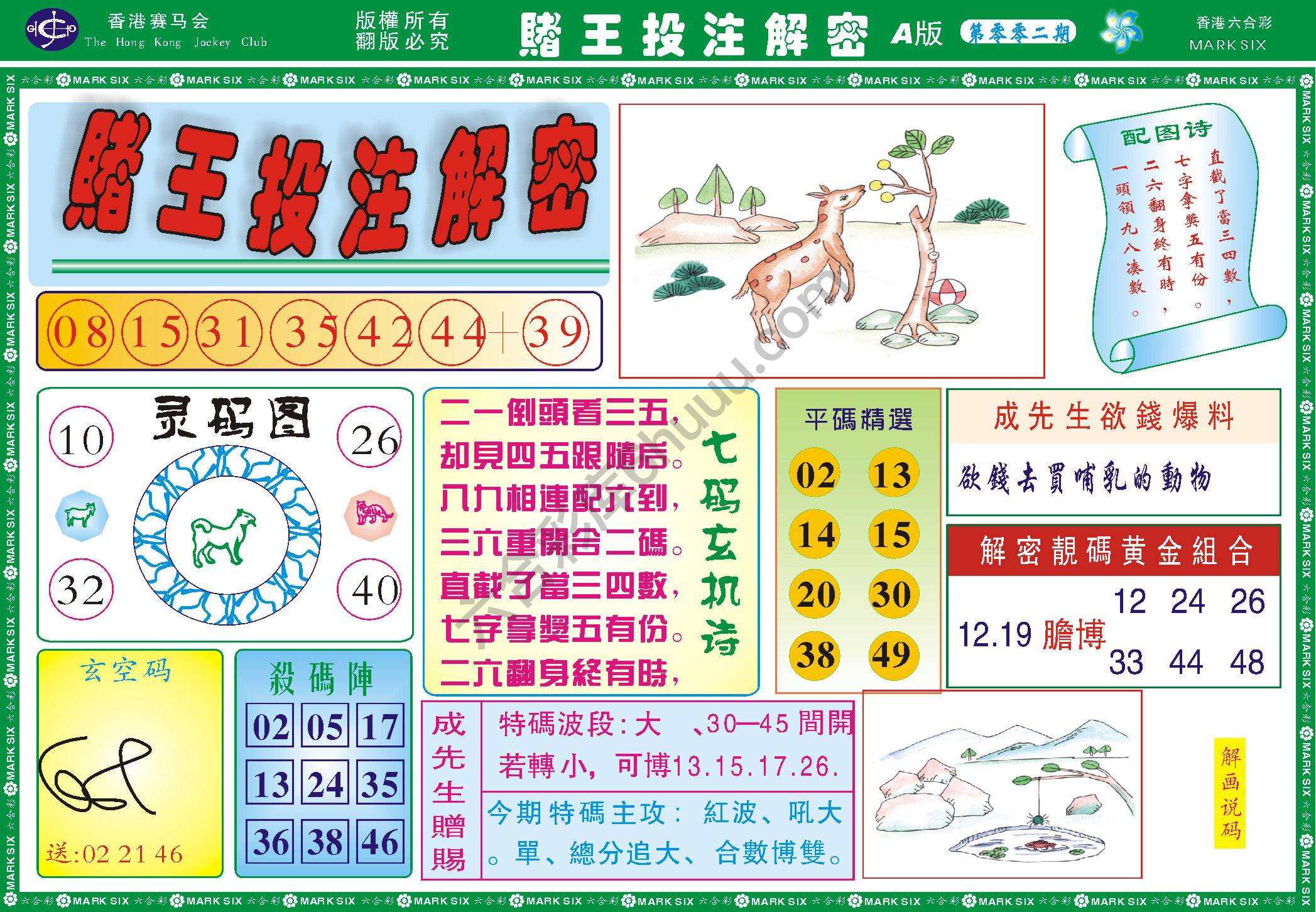 赌王投注解密
