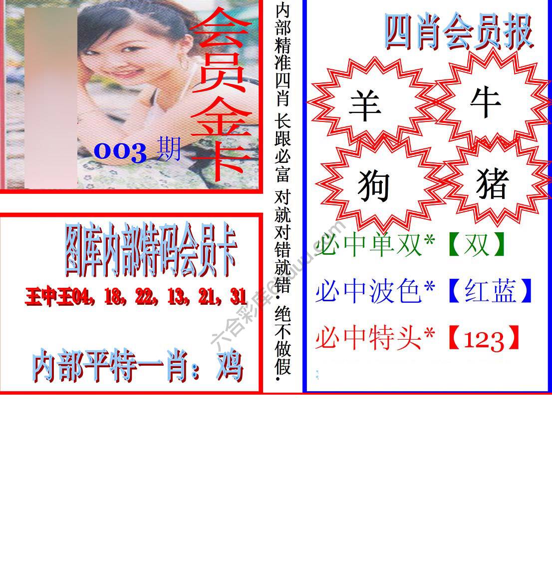马经四肖会员报