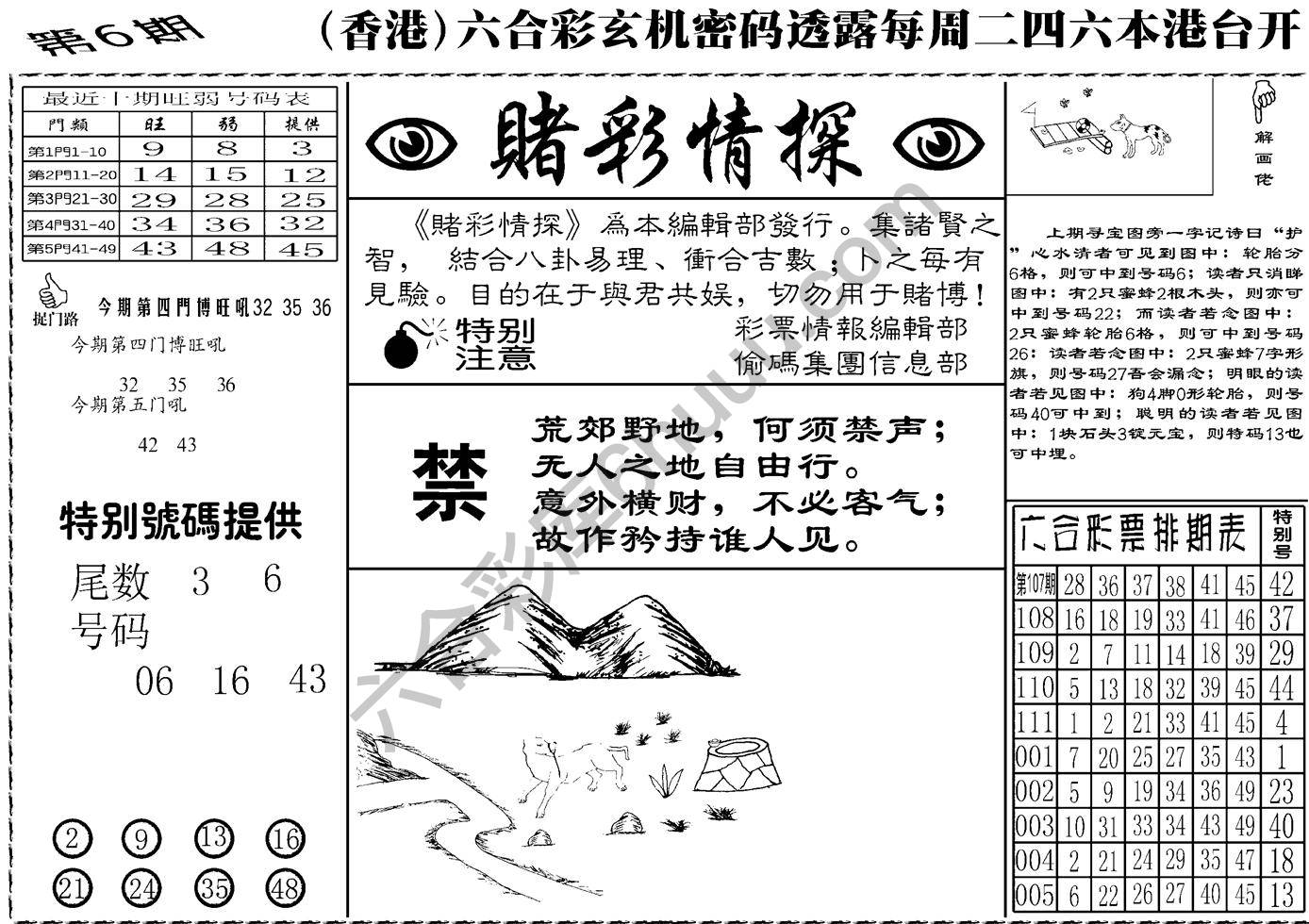 赌彩情探