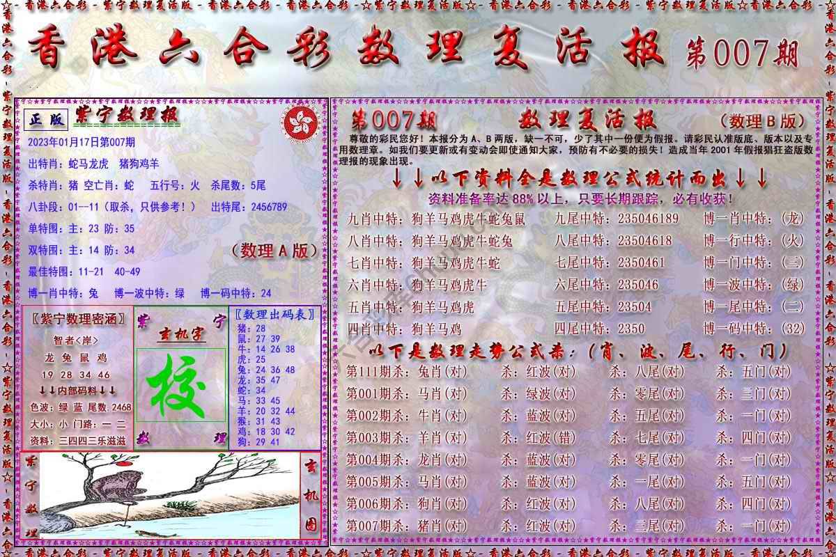 数理复活报