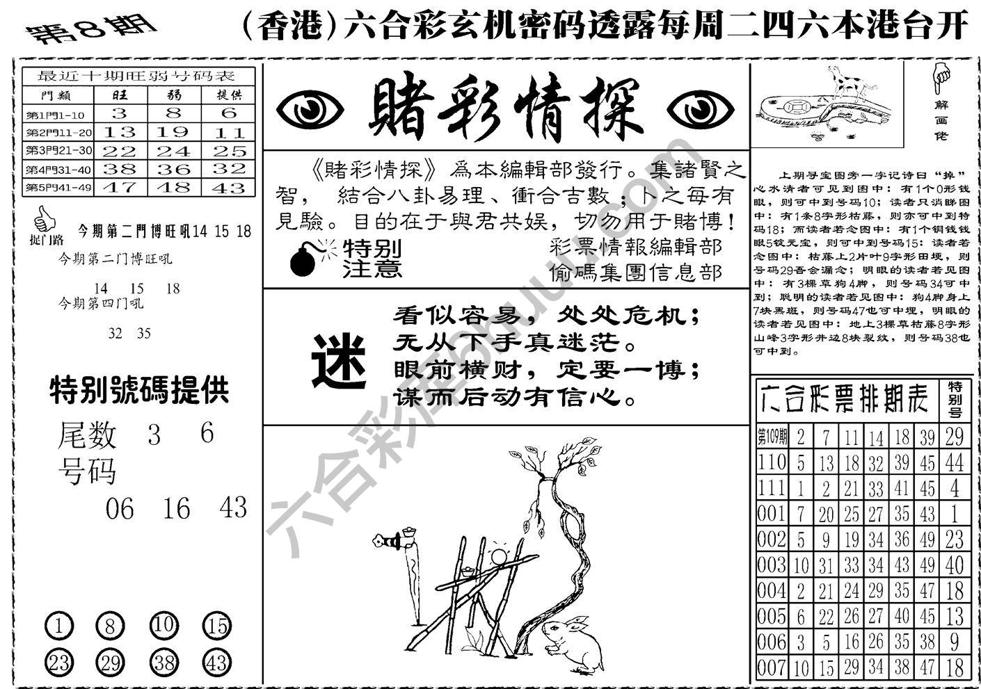 赌彩情探