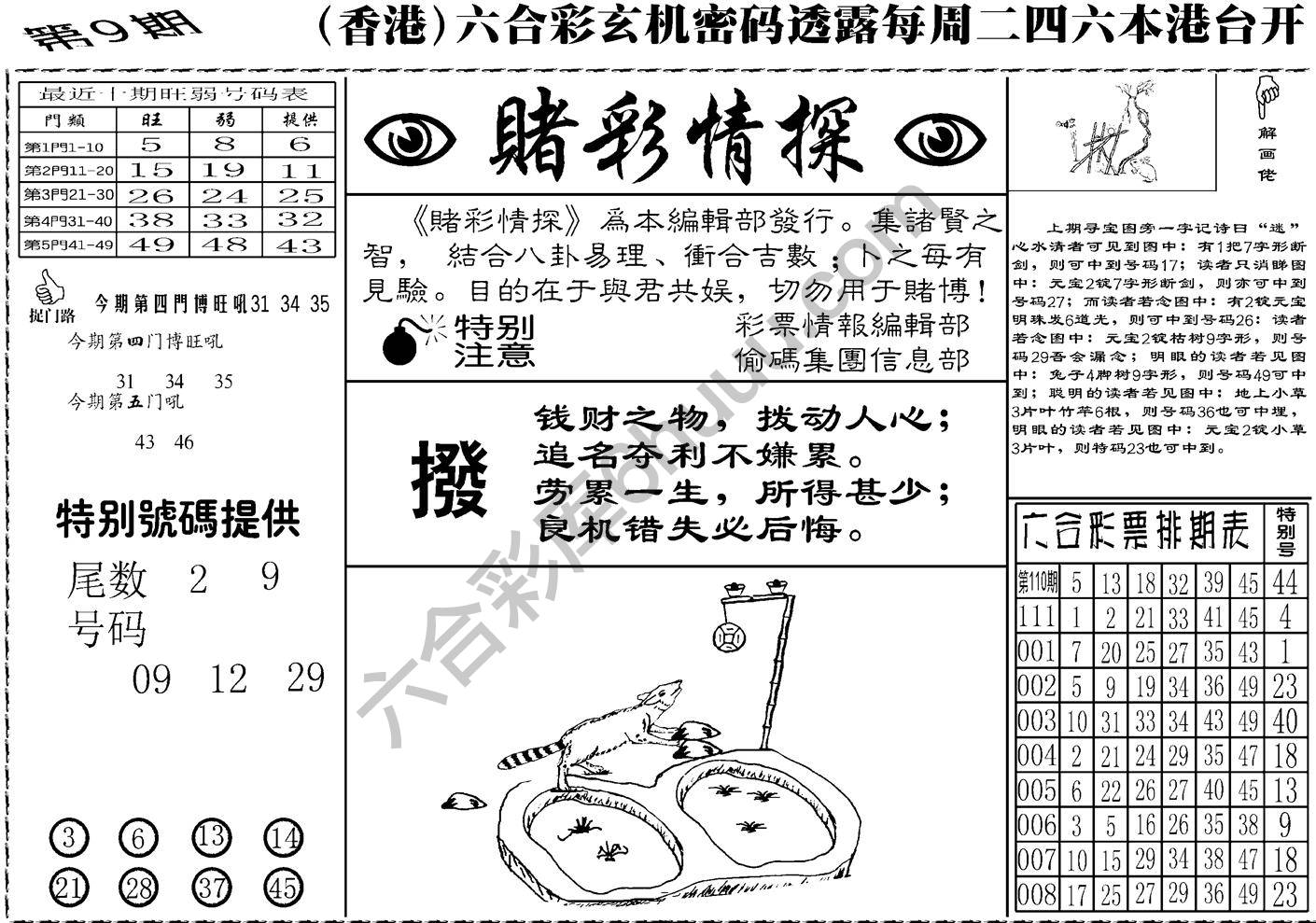 赌彩情探
