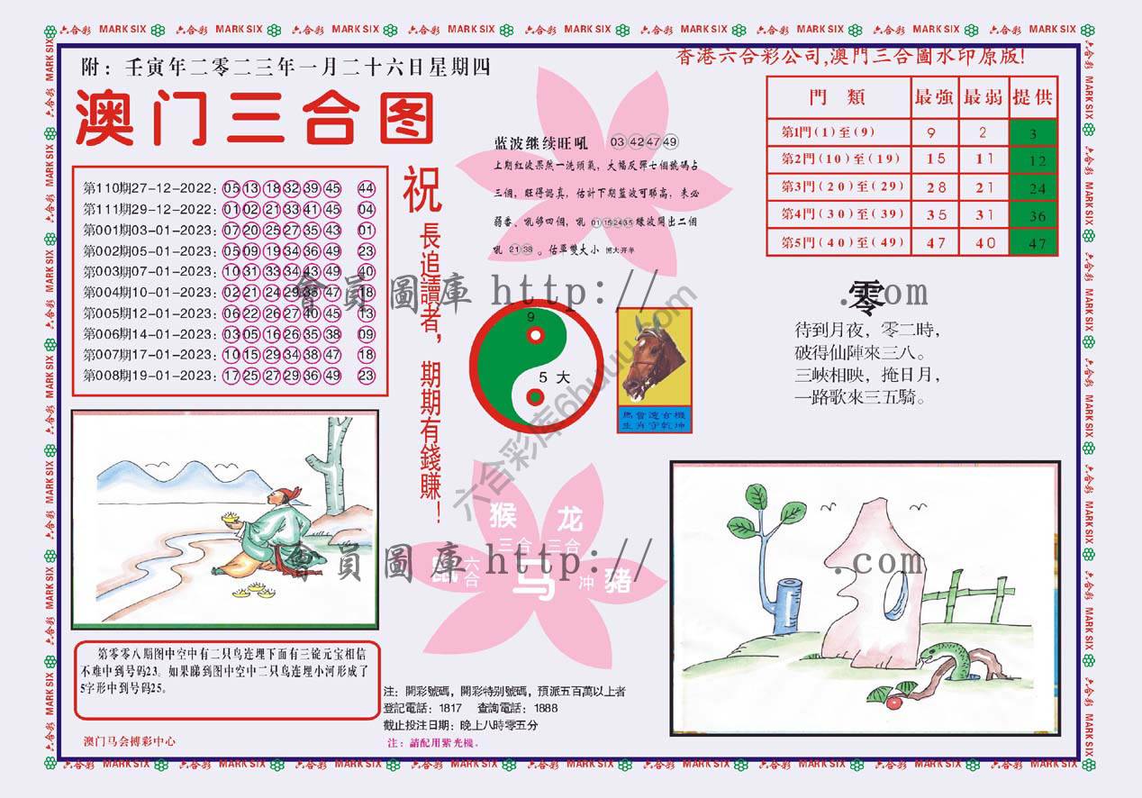 澳门三合图