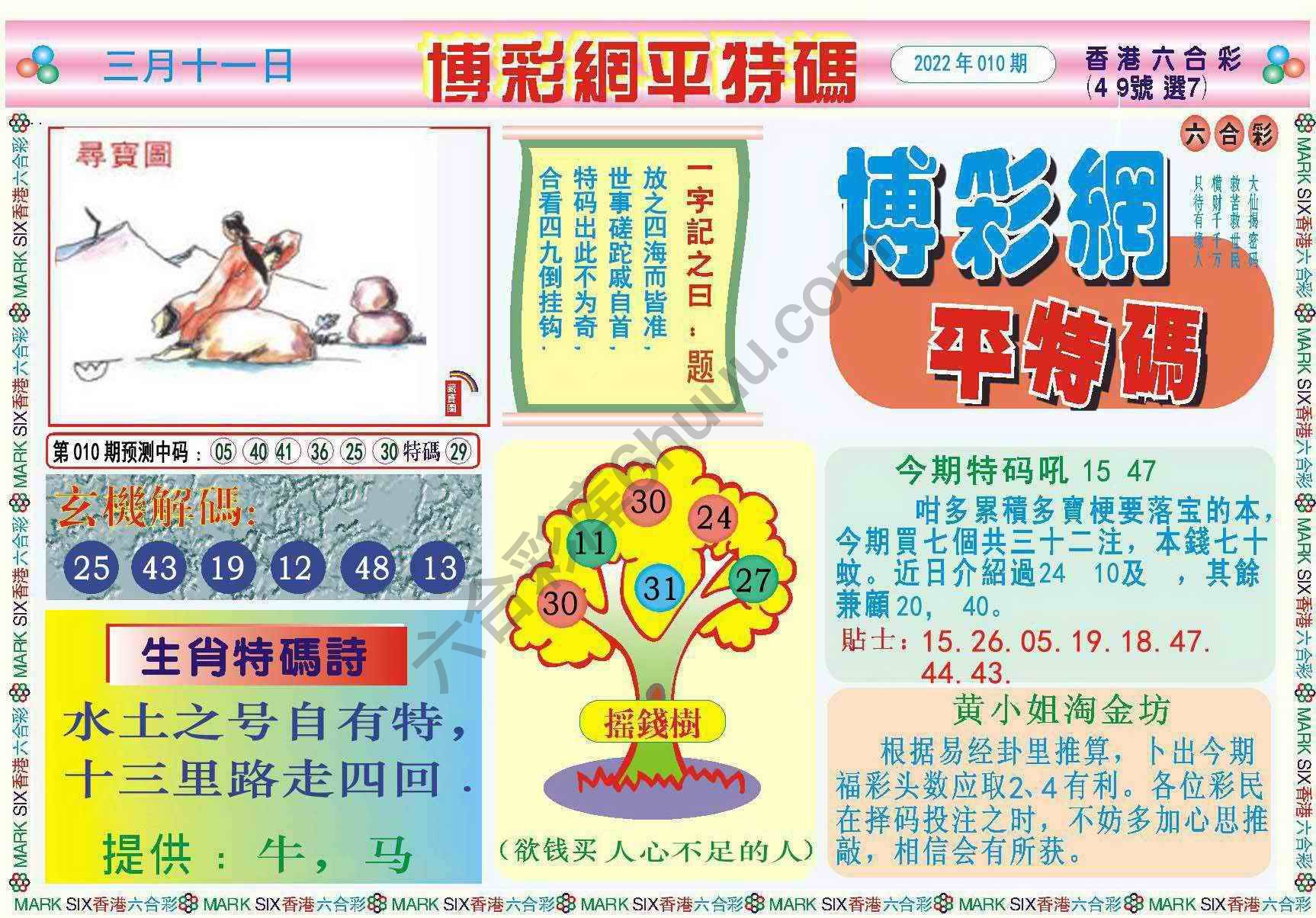 博彩网平特码