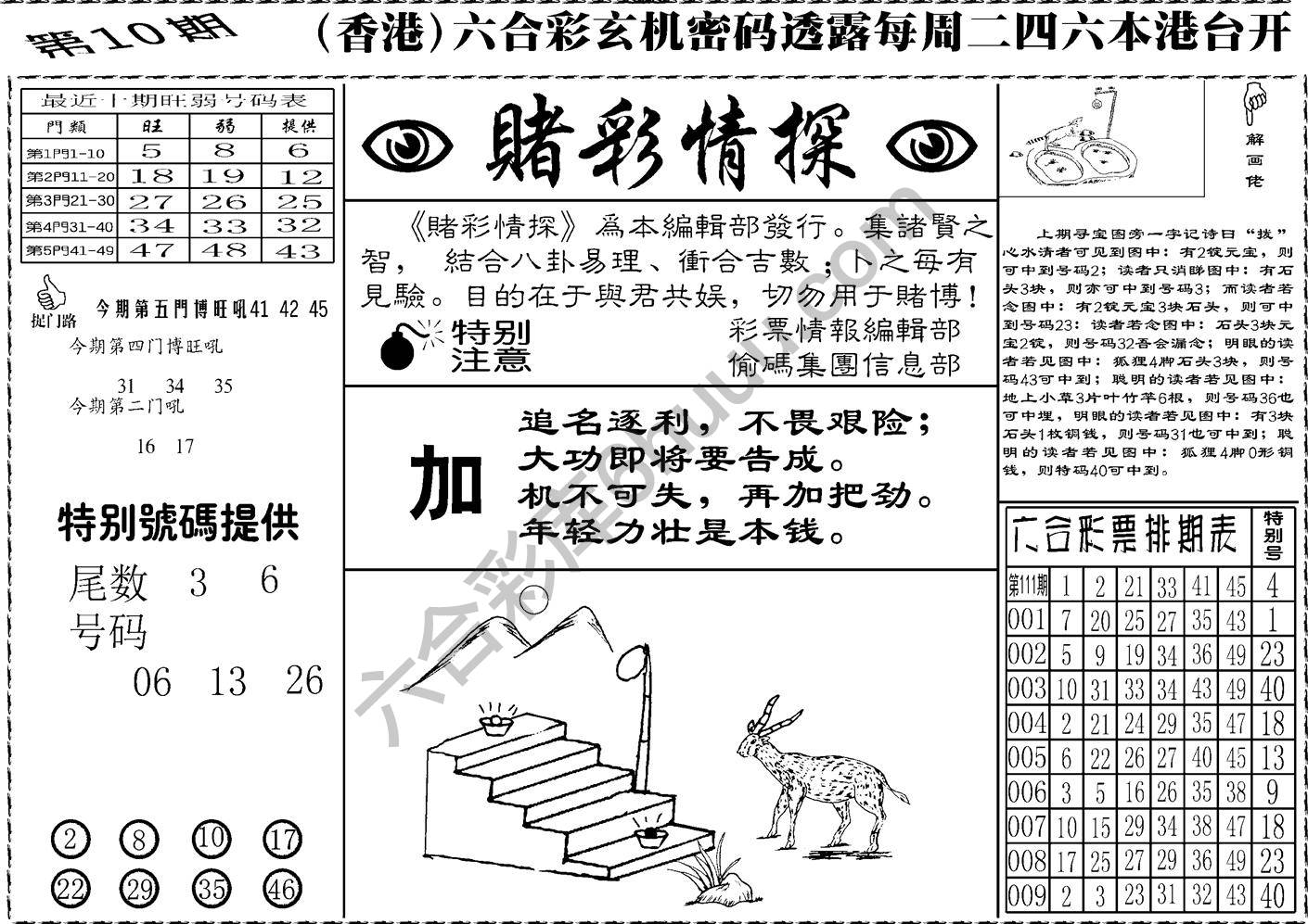 赌彩情探