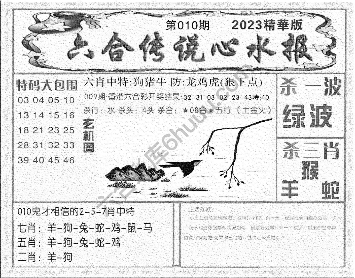 六合传说心水报