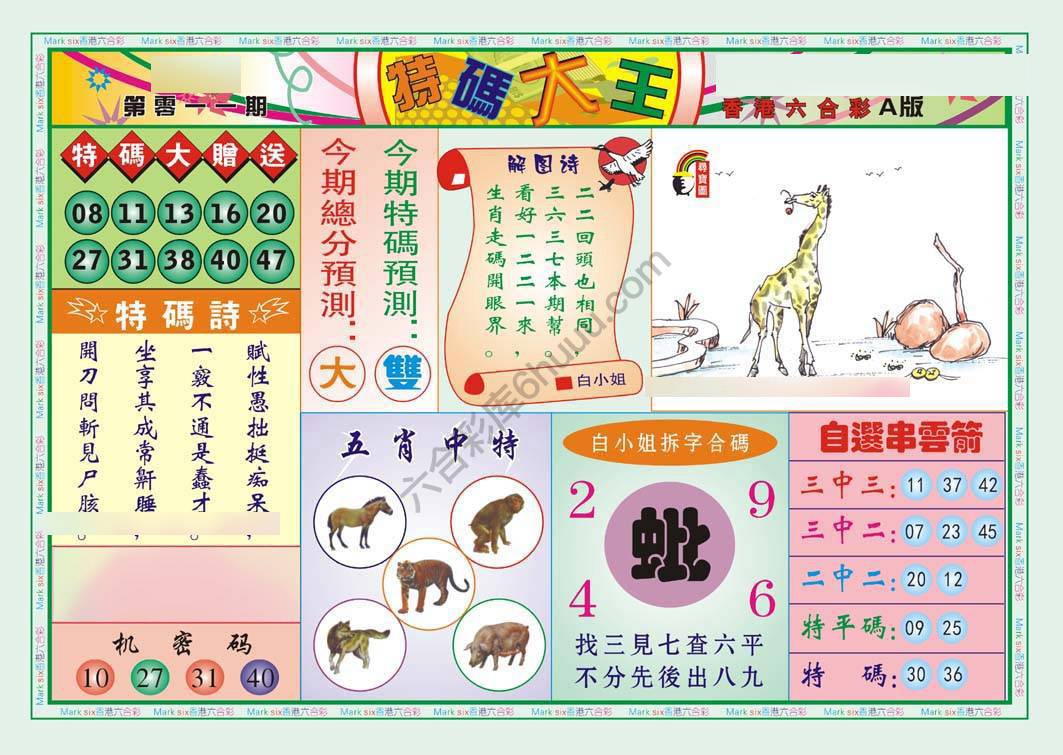 特码大王