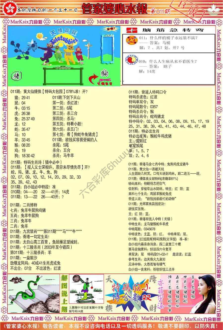 管家婆心水报