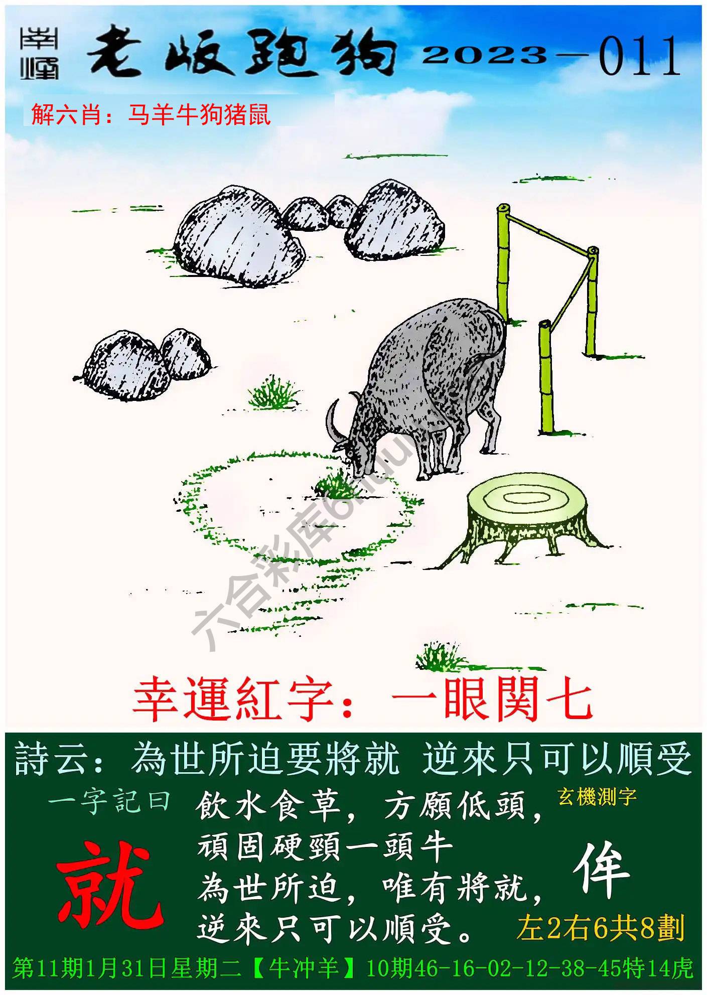 老版跑狗图