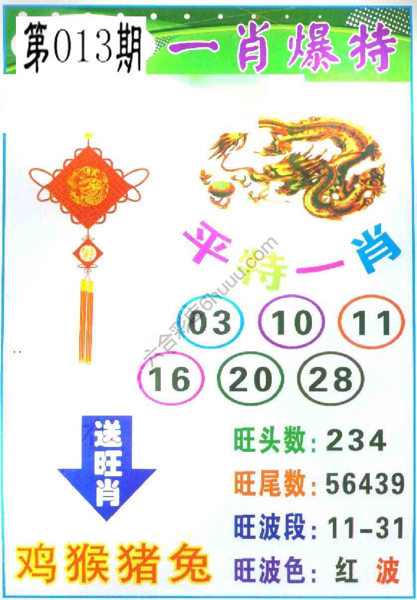 一肖爆特（新版）