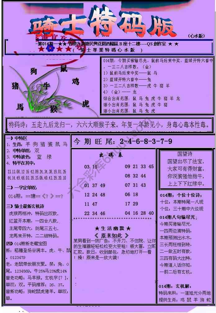 另类骑士特码版
