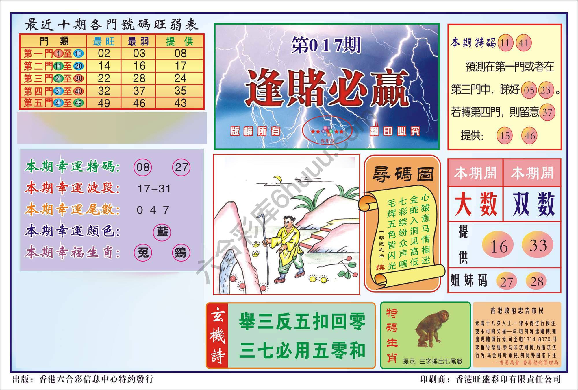 香港逢赌必羸