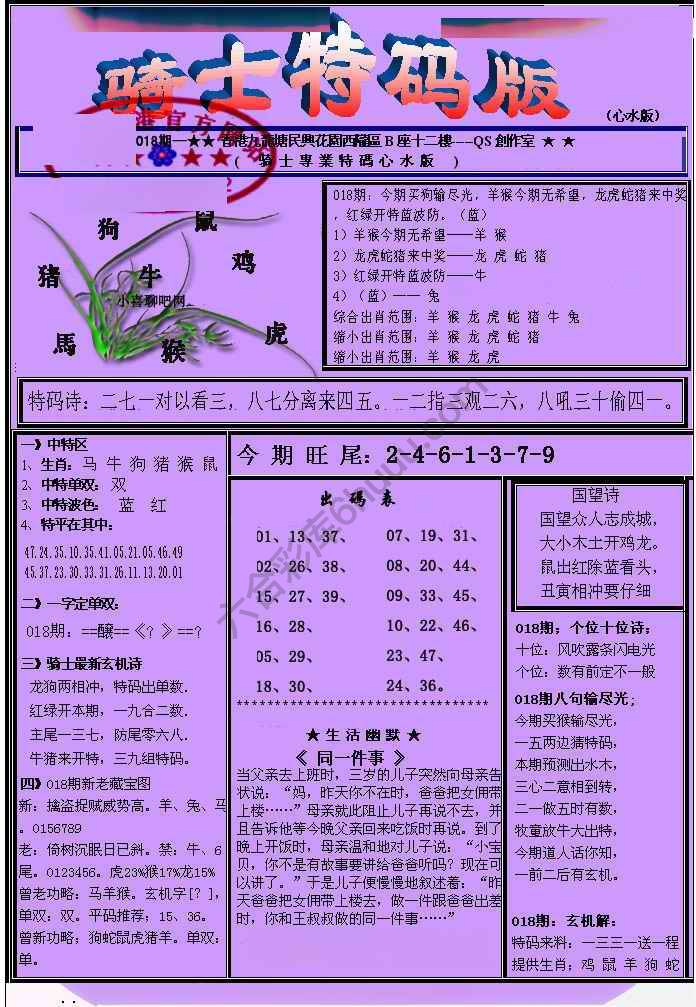 另类骑士特码版