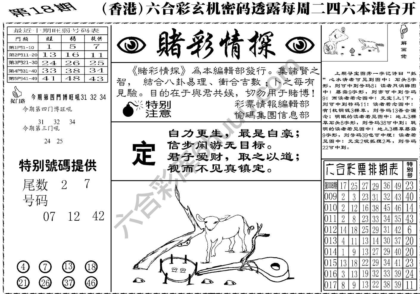 赌彩情探