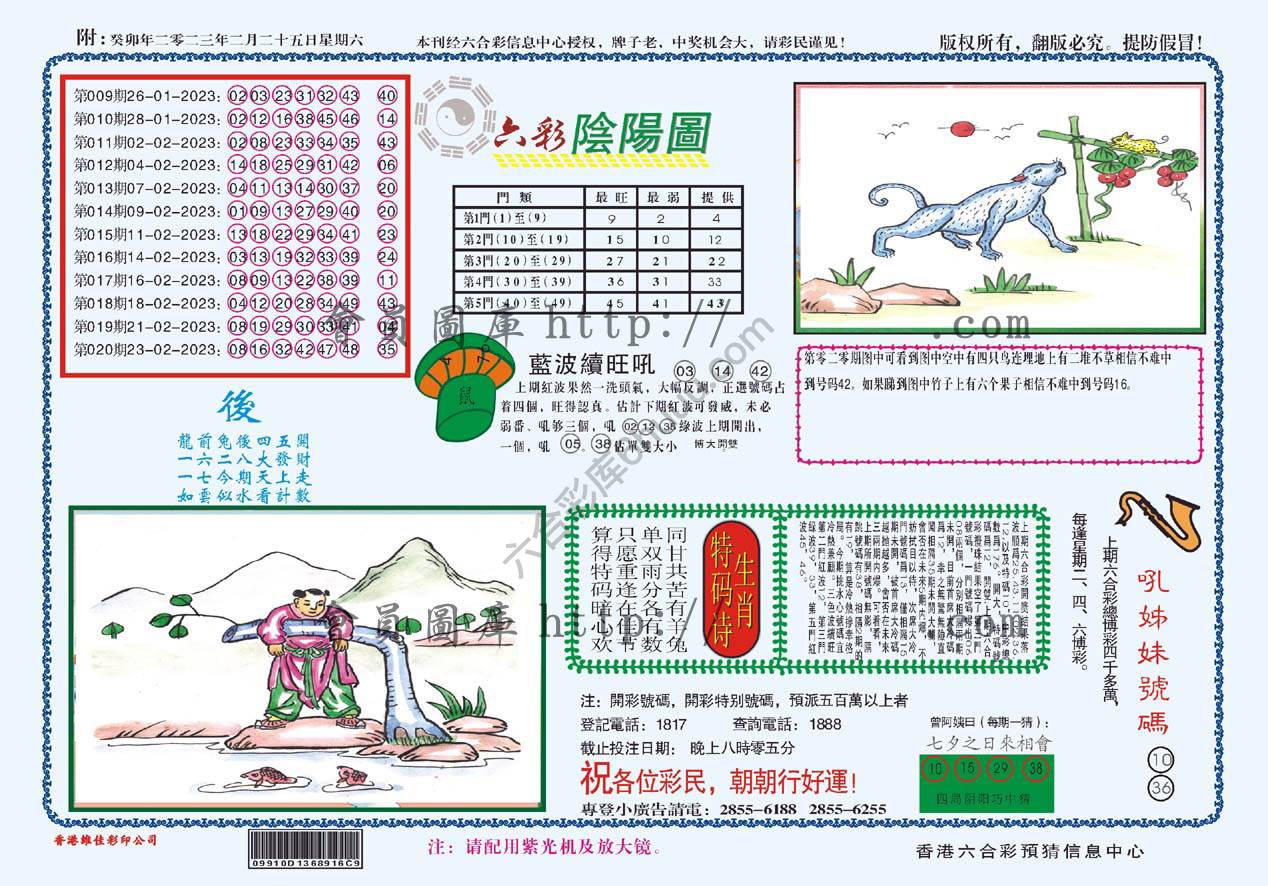 六彩阴阳图