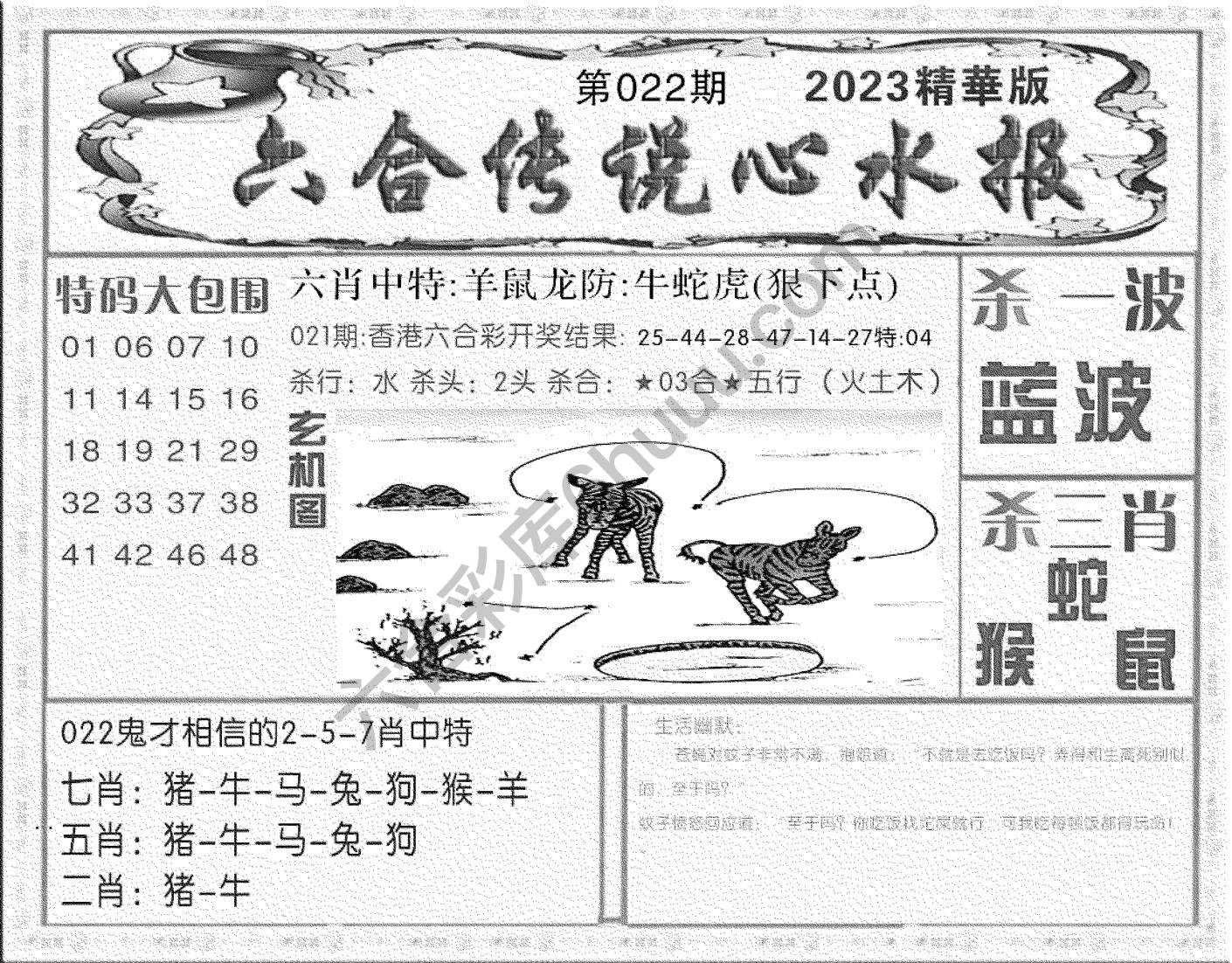 六合传说心水报