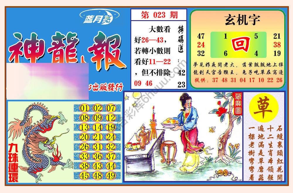 蓝月亮神龙报