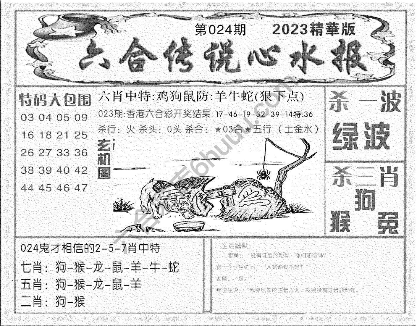 六合传说心水报