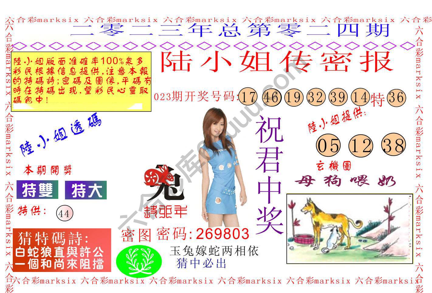 陆小姐传密
