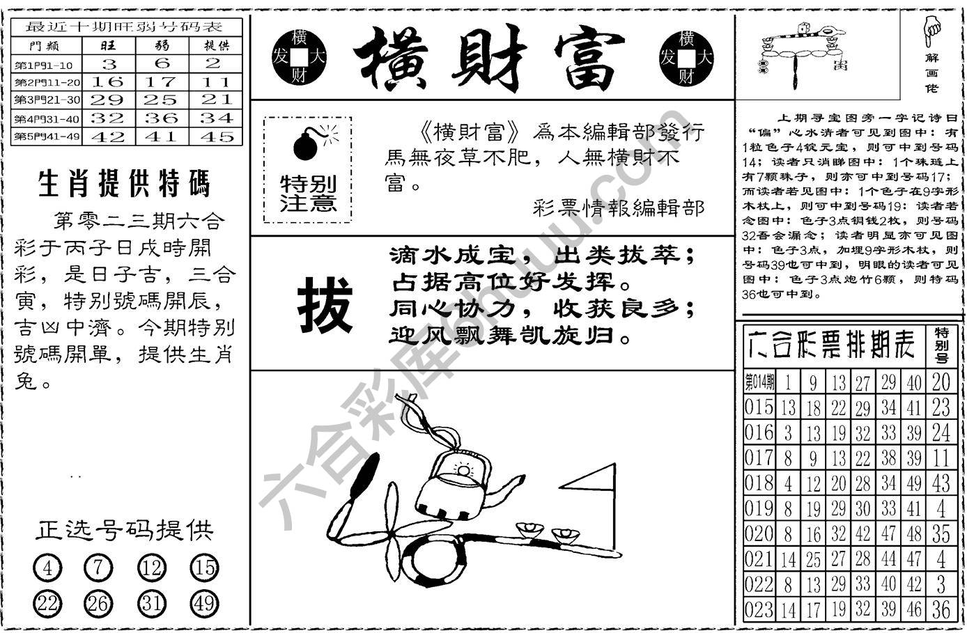 横财富