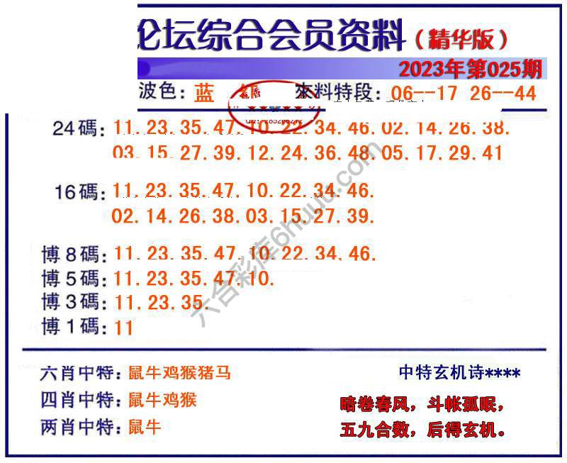 综合会员资料