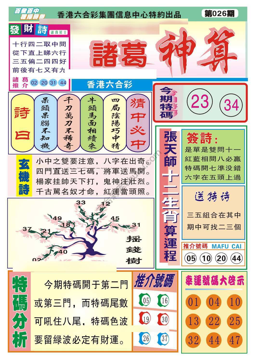 诸葛神算