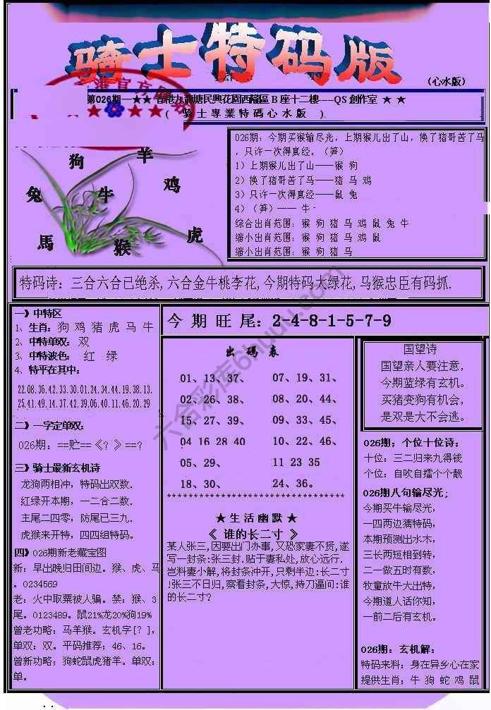 另类骑士特码版
