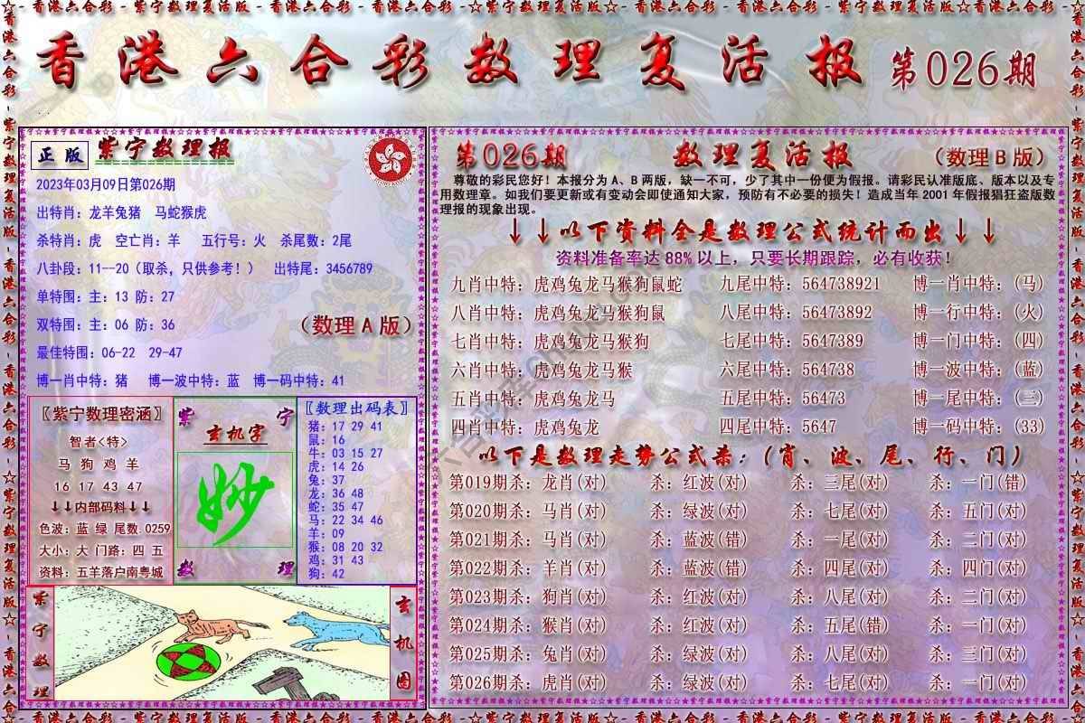 数理复活报