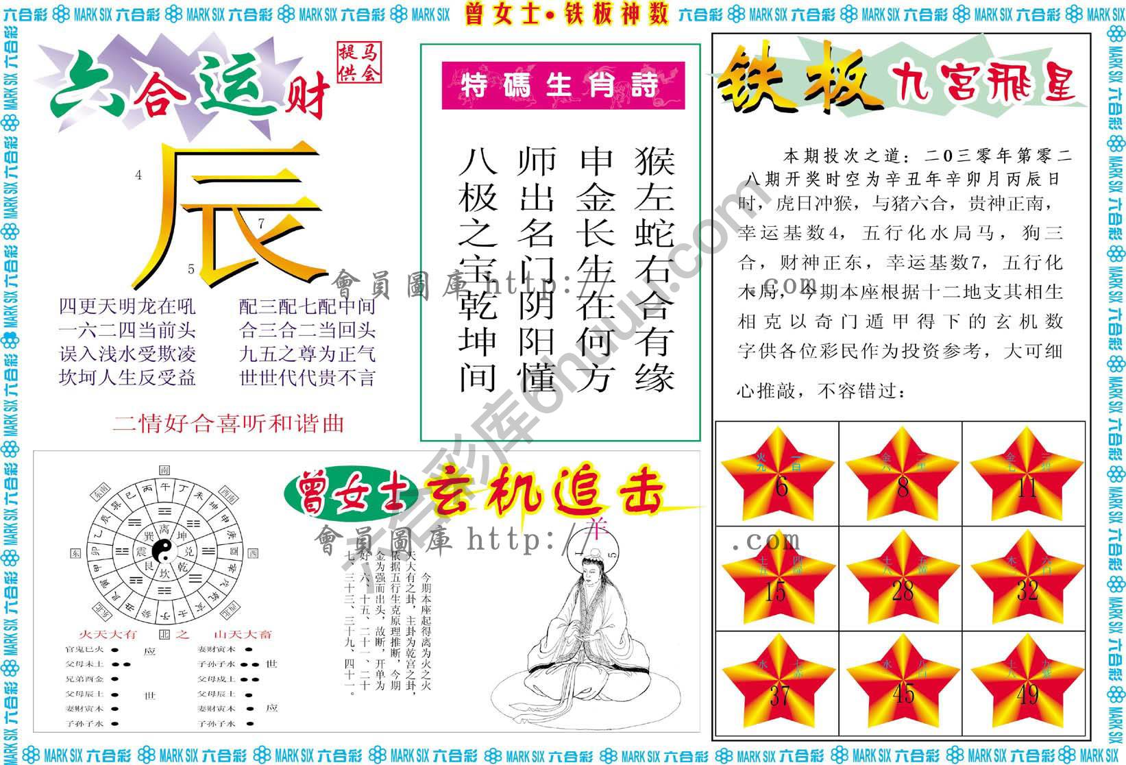 曾女士铁板神数