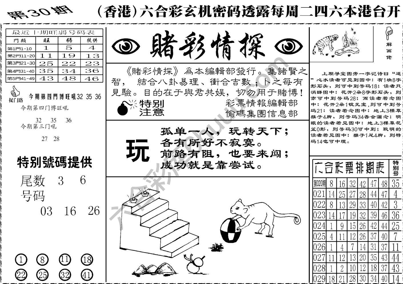 赌彩情探