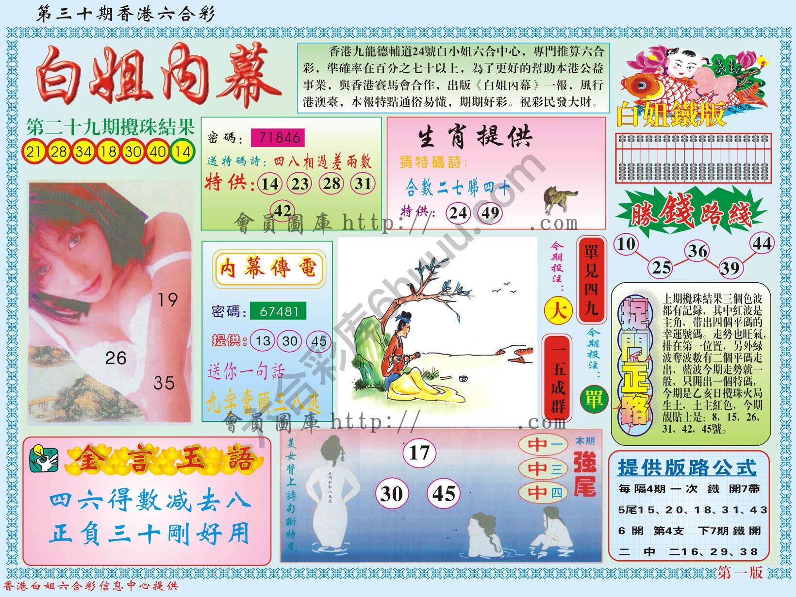 白姐内幕