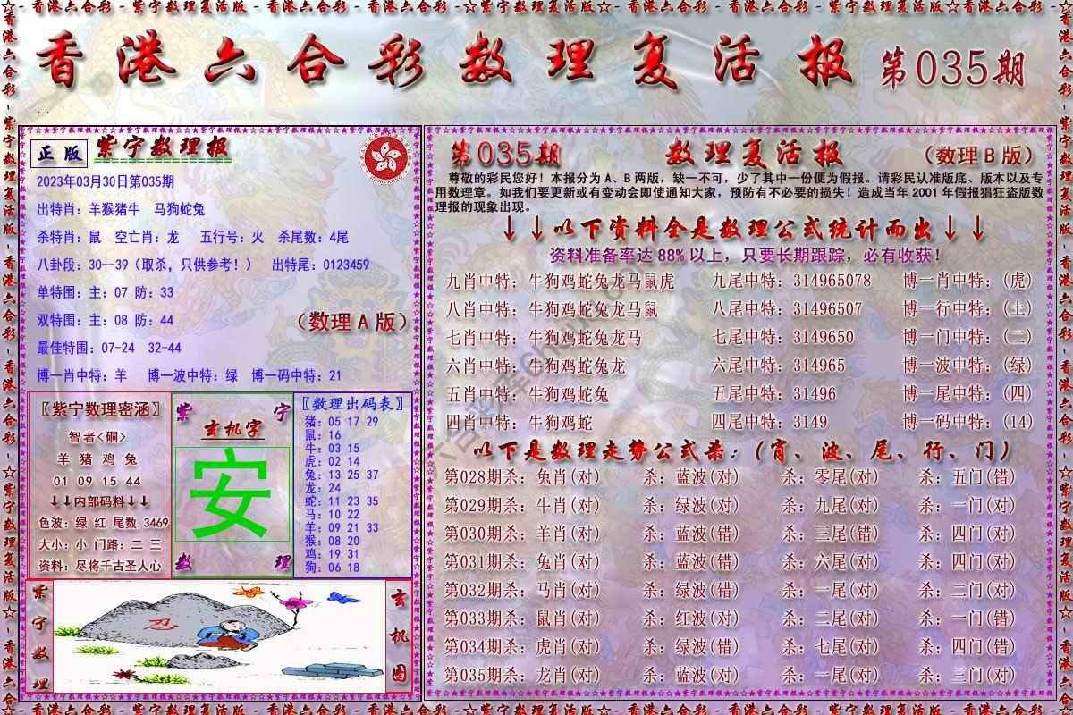 数理复活报