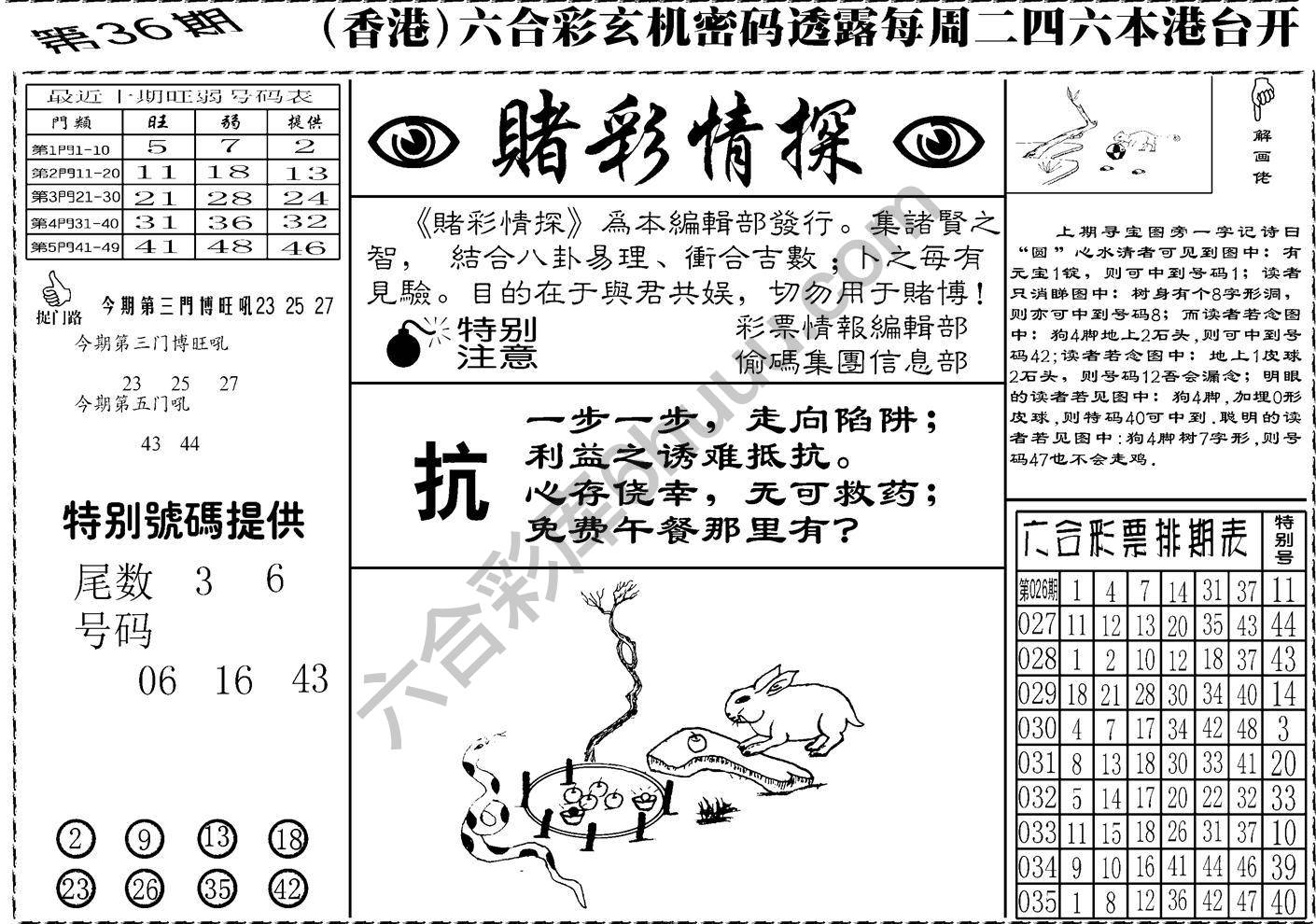 赌彩情探